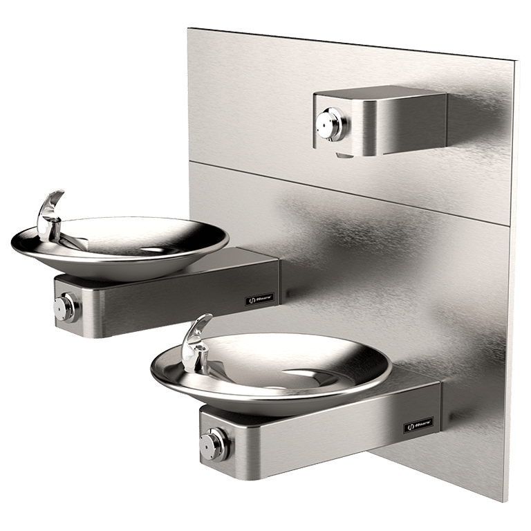 1011P | ADA Dual Wall Mounted Drinking Fountain and Bottle Filling Station