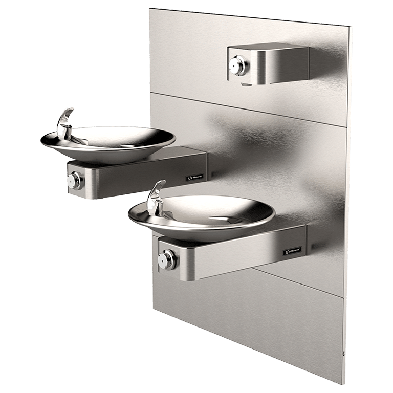 1011MSP | ADA Vandal-Resistant Dual Fountain and Bottle Filler w/Mounting System