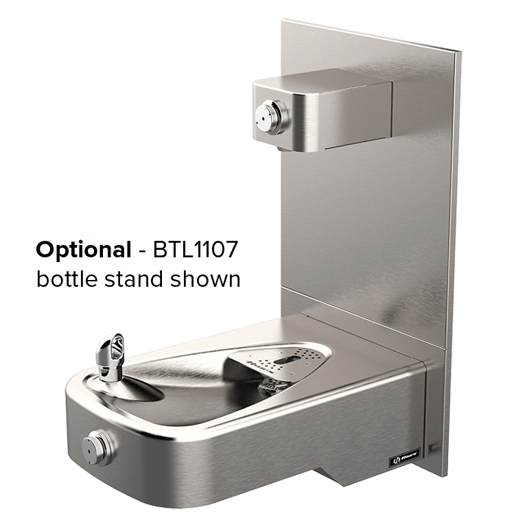 1107P | ADA Low Profile Vandal-Resistant Fountain and Bottle Filler Bundle