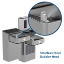 1212SFVN | Vandal Resistant Filtered Bottle Filling Station and Hi-Lo ADA Drinking Fountain Non-Chilled