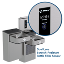 1212SFVN – Vandal Resistant Filtered Bottle Filling Station and Hi-Lo ADA Drinking Fountain Non-Chilled