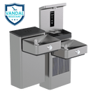1212SVN | Vandal Resistant Bottle Filling Station and Hi-Lo ADA Drinking Fountain Non-Chilled Non-Filtered