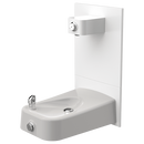 1311P | ADA Vandal-Resistant White Enameled Iron Fountain and Bottle Filler