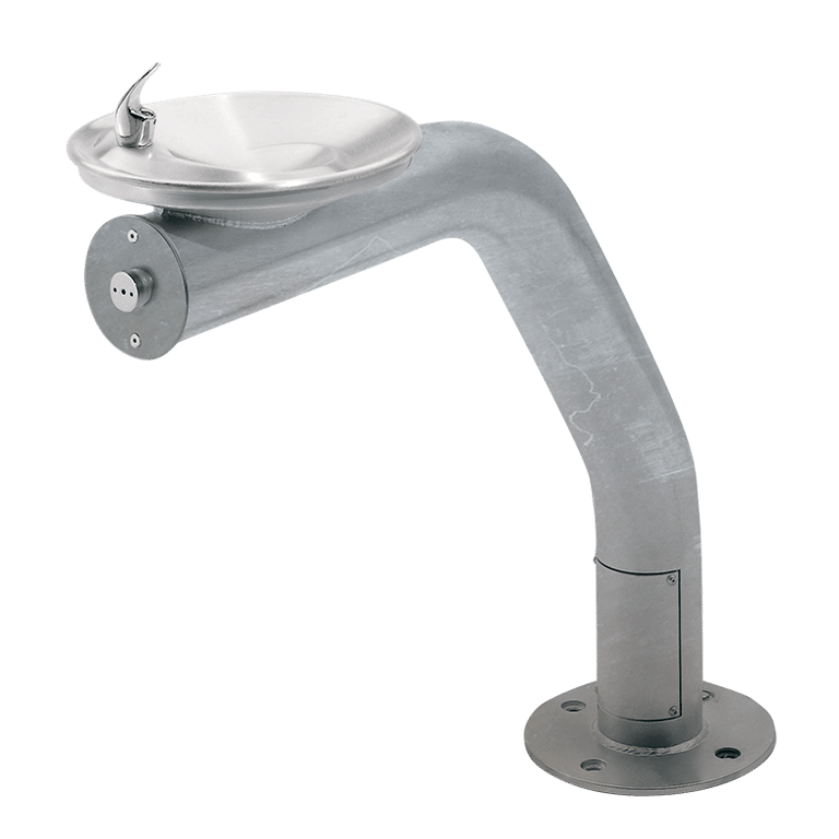3380G | ADA Outdoor Vandal-Resistant Steel Pedestal Fountain