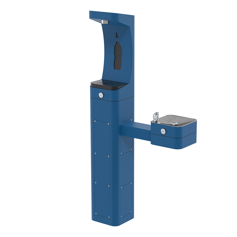 3611 – ADA Vandal-Resistant Outdoor Stainless Steel Bottle Filler and Fountain