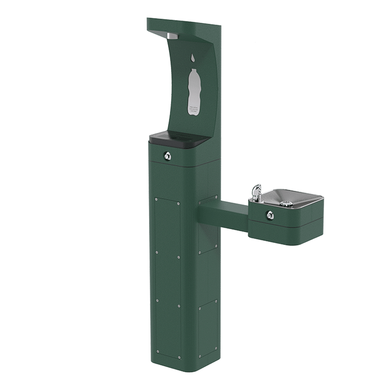 3611FR – ADA Vandal-Resistant Outdoor Freeze-Resistant Bottle Filler and Fountain