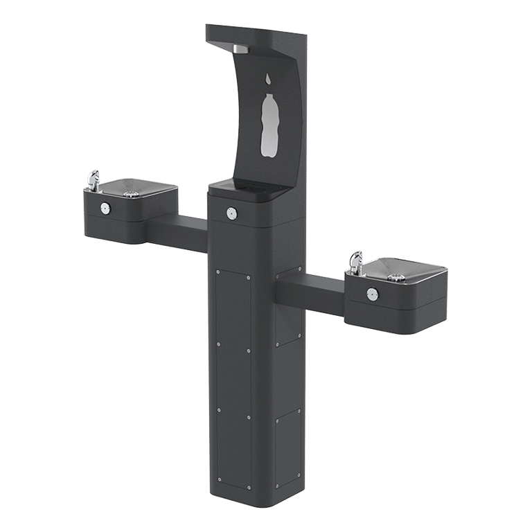 3612f - ADA Vandal-Resistant Outdoor Filtered Bottle Filler and Fountain