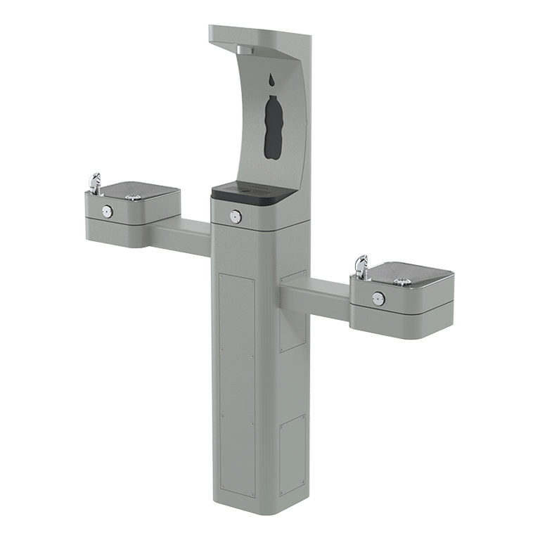 3612f - ADA Vandal-Resistant Outdoor Filtered Bottle Filler and Fountain