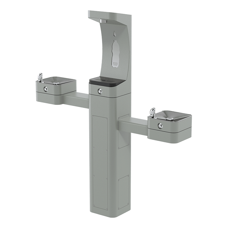 3612FR – ADA Vandal-Resistant Outdoor Freeze-Resistant Bottle Filler and Drinking Fountain