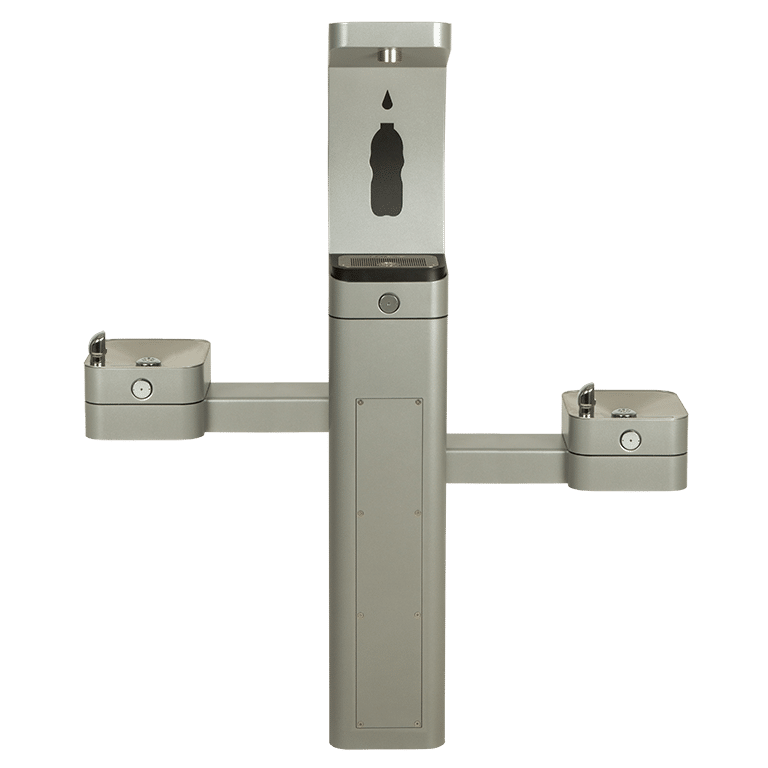 3612f - ADA Vandal-Resistant Outdoor Filtered Bottle Filler and Fountain