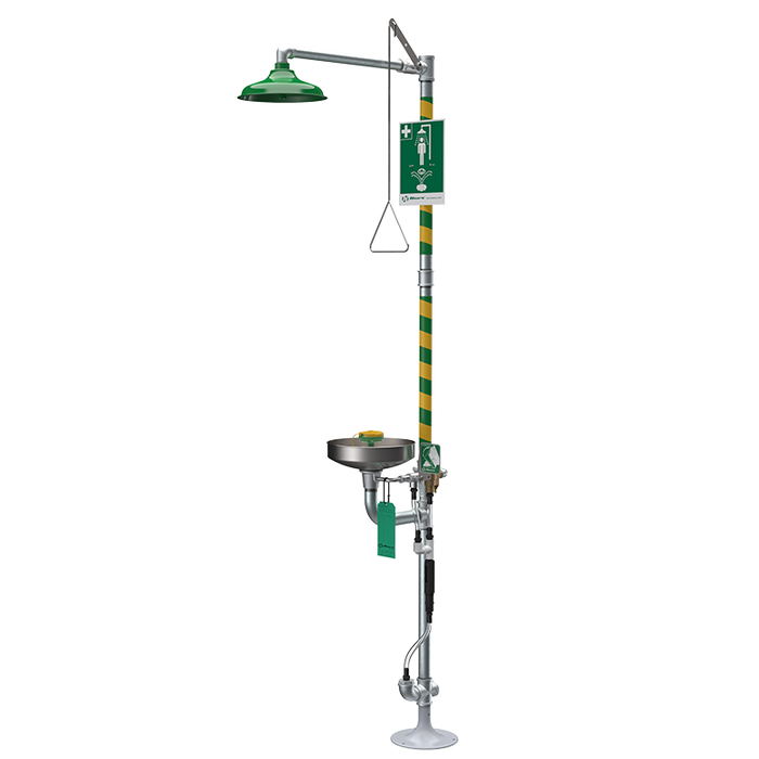 8300.158 | AXION® MSR Emergency Shower and Eyewash | Haws Co