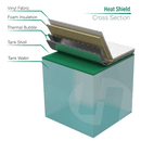 9126  Portable Eyewash Heat Shield