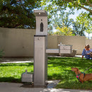 drinking fountain and bottle filler with pet fountain