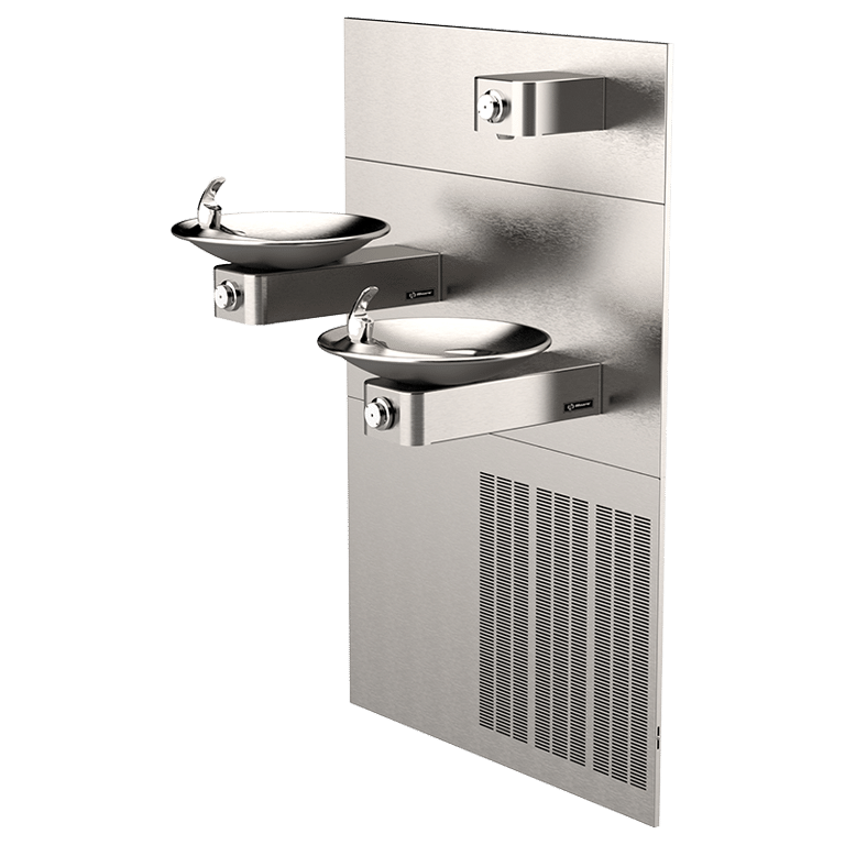 1011.8PF | Filtered ADA Vandal-Resistant Chilled Dual Fountain and Bottle Filler
