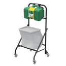 Haws® Portable Eyewash Bundle — Model 7501 Eyewash + Model 9007 Cart with Tank