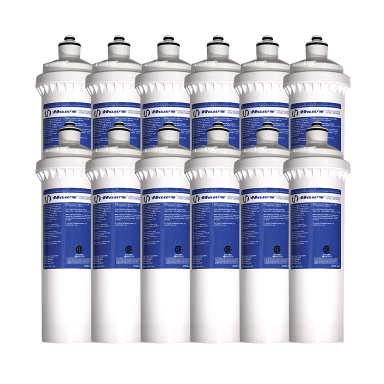 6428-C 12 Pack Filter Cartridges for Haws Water Cooler