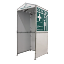 9035 | Three Sided Safety Shower Eye Wash Enclosure