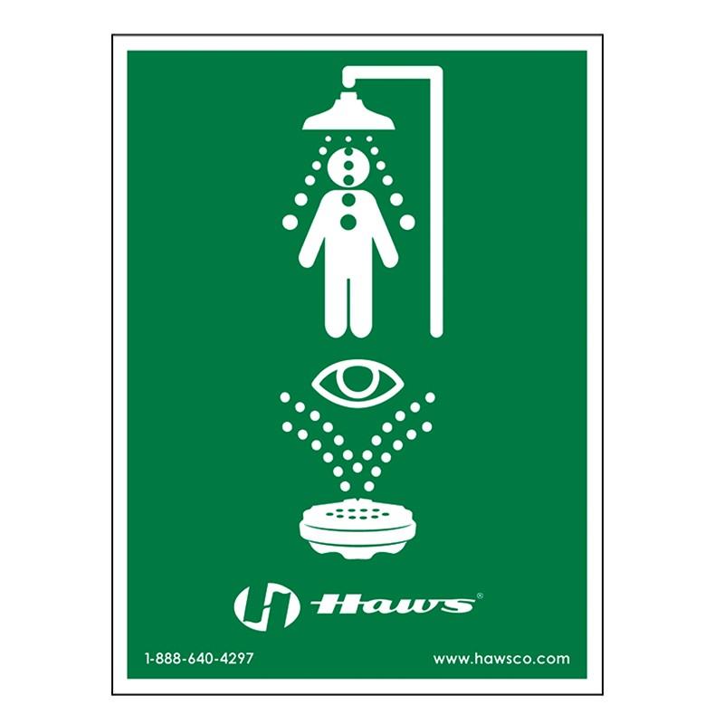 SP178LG Large Shower/Eyewash Sign
